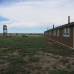 Present day restored Guard Tower and Barracks at Amache Internment Camp Granada, CO