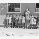 School Amache 1944 - Teacher Miss Smith.