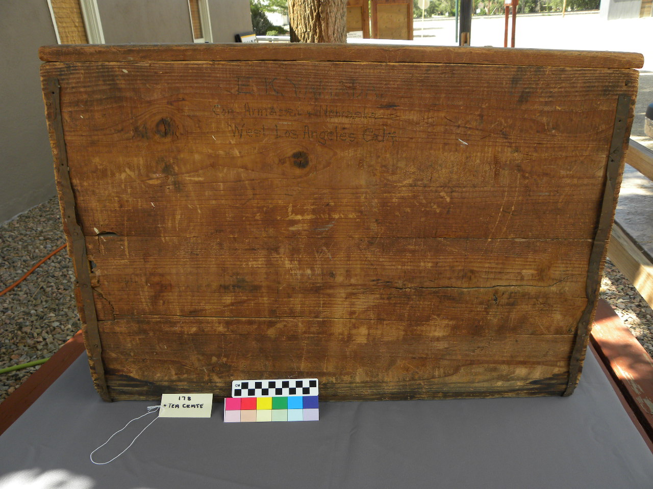 Tea Crate. Photo courtesy Amache Preservation Society.