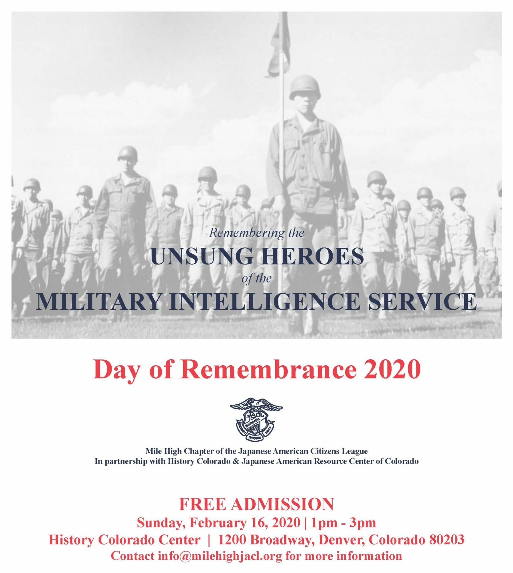 Day of Remembrance 2020 Poster