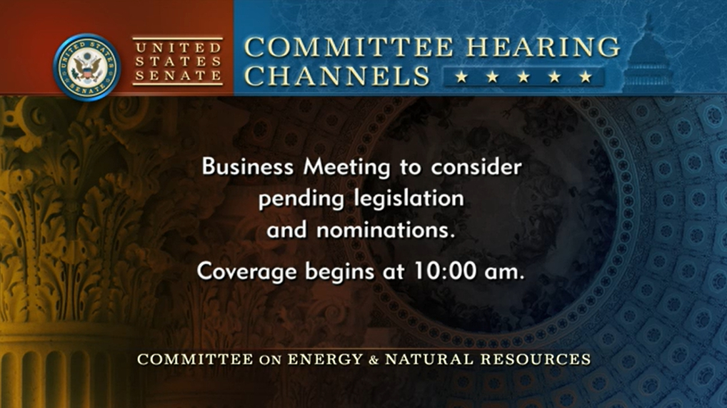 Senate Committee business meeting image
