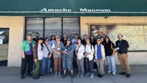 Amache and Sand Creek Massacre Youth Ambassadors and families, Amache Preservation Society, and NPS. Photo courtesy Bobbie Kite.